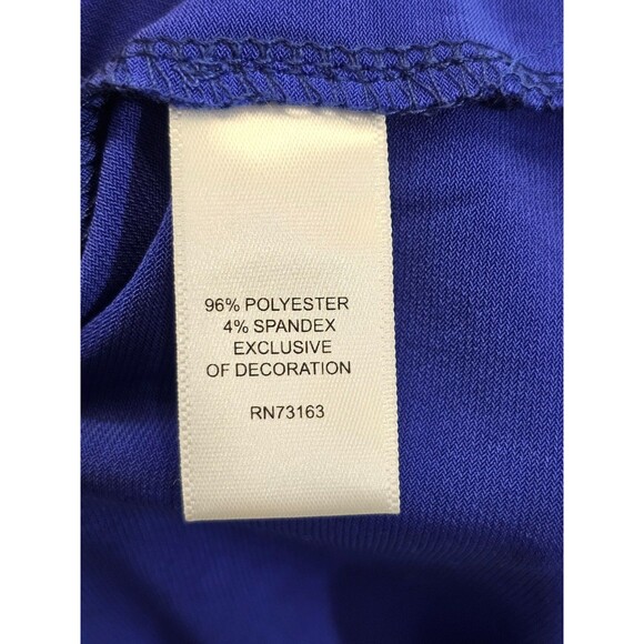 ALK Women's 1X Spenser Jeremy Surplice Wrap Style Blue Formal Dress Gown NEW NWT - Picture 10 of 11